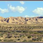 Paysage de montagnes près de Metlaoui (Gafsa)