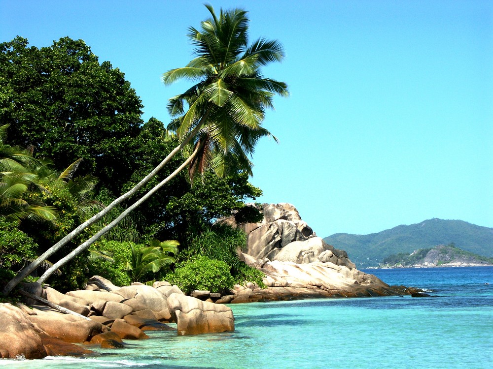 Paysage de rêve à l'Anse Sévère (Ile de la Digue)