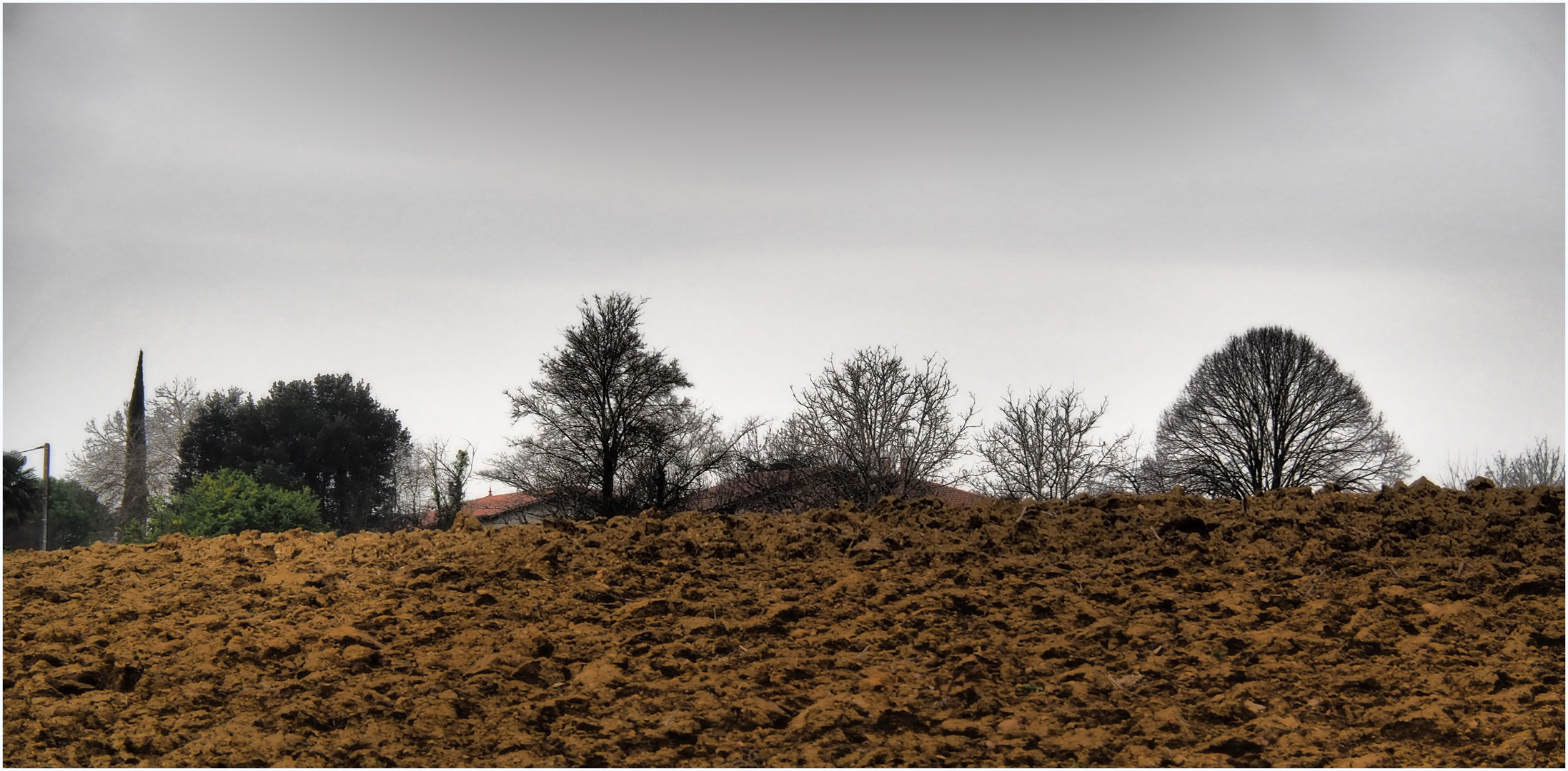 Paysage d’hiver dans le Gers