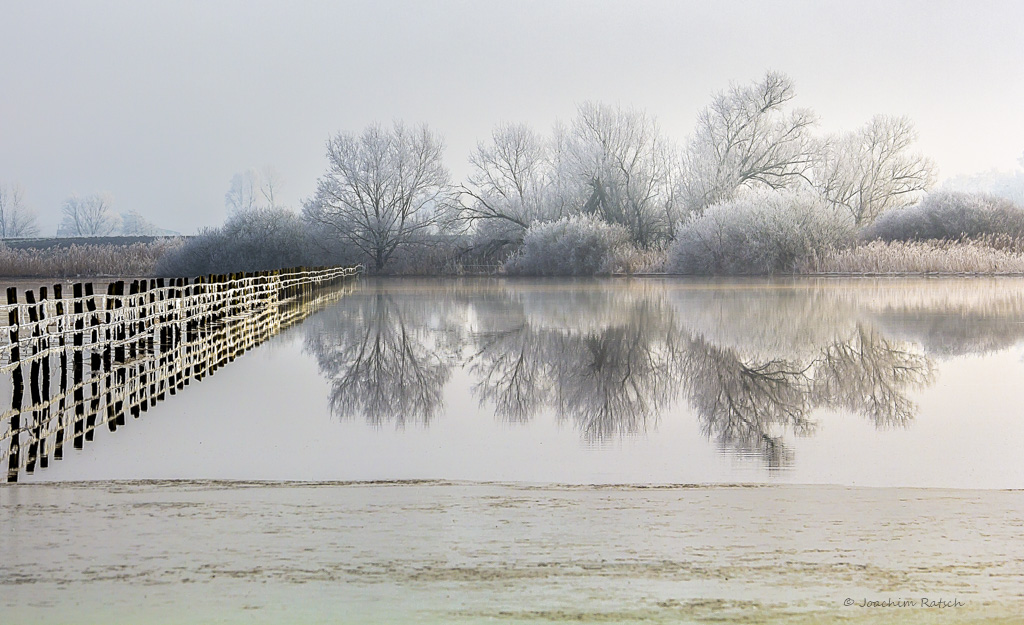 Paysage d'hiver sur...