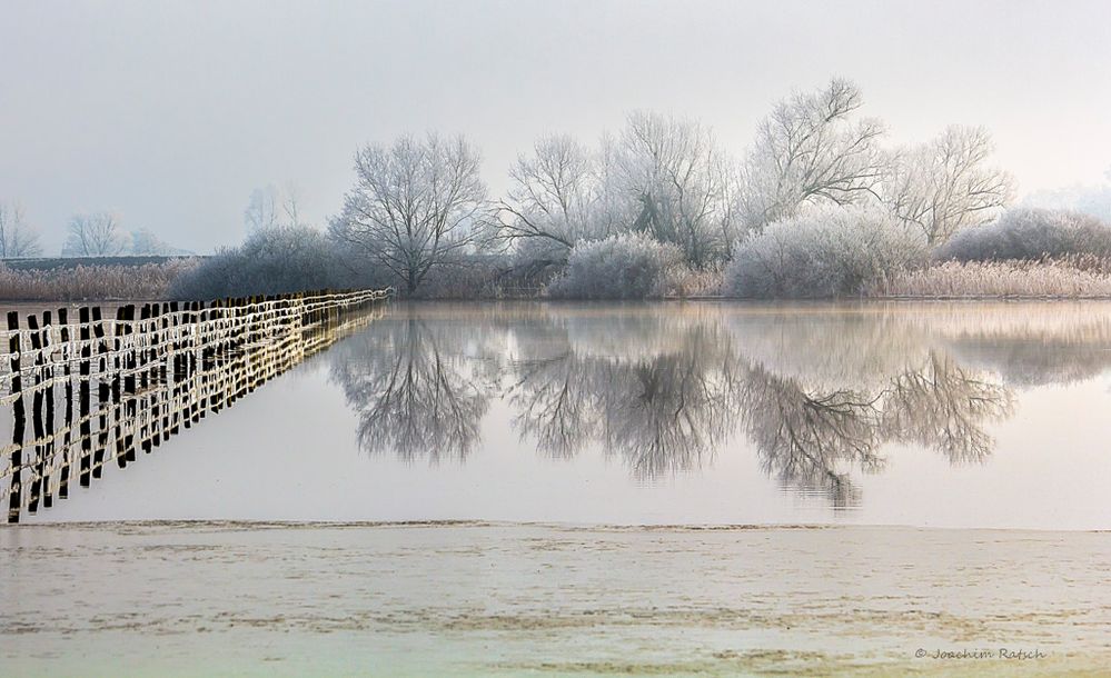 Paysage d'hiver sur...