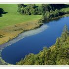 paysage du Jura  le lac du petit Maclu