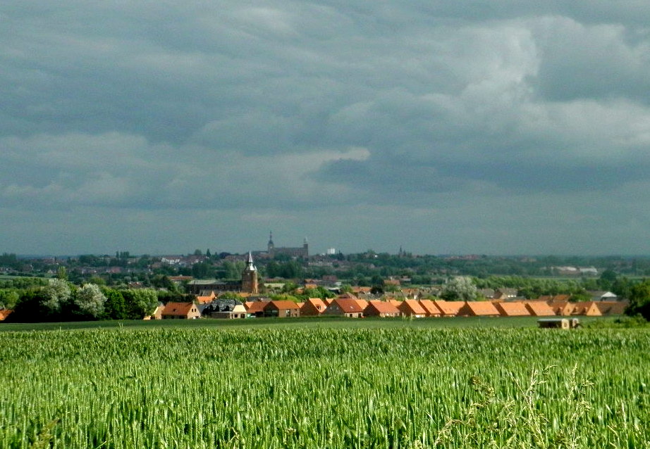 Paysage du mont noir dans les flandres