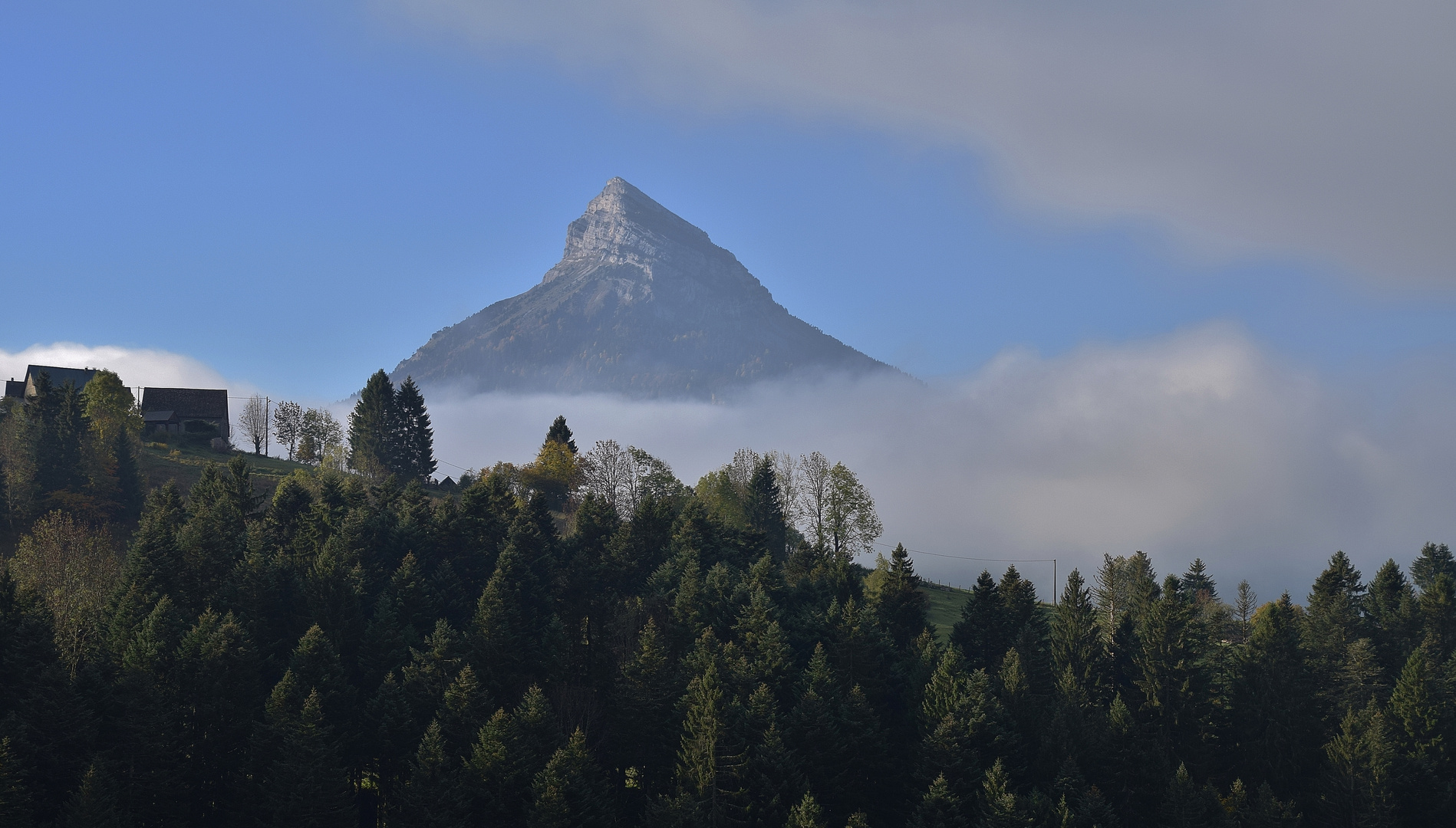 Paysage en Chartreuse.