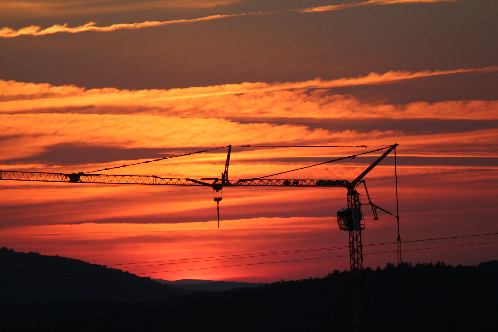 Paysage en construction