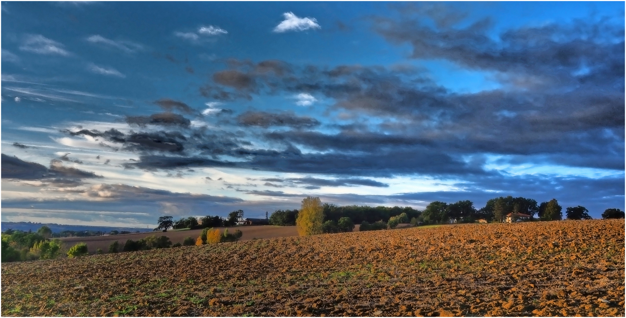 Paysage gersois à l’automne