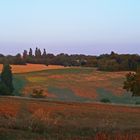 Paysage gersois sous les derniers rayons du soleil