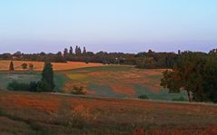 Paysage gersois sous les derniers rayons du soleil