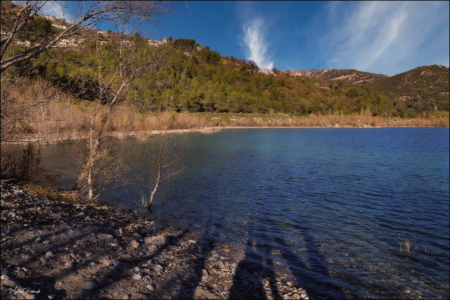 Paysage lac du Broc