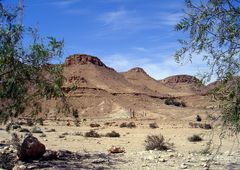 Paysage semi-désertique près de Tataouine