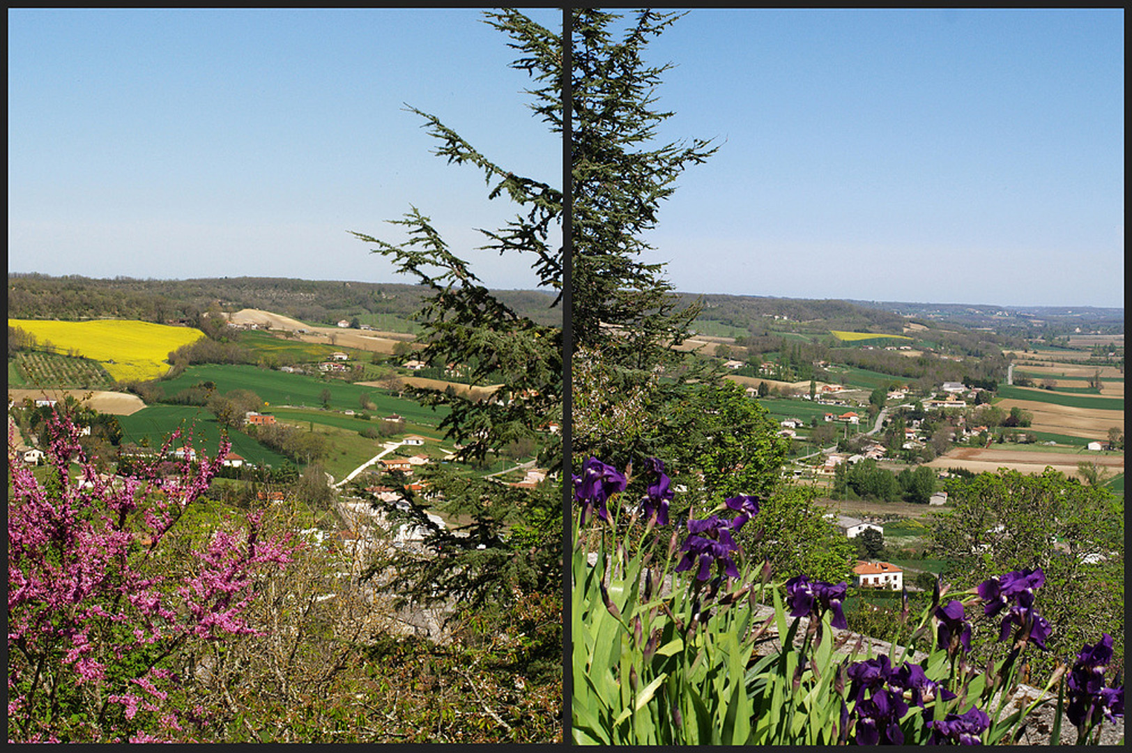 Paysages autour de Lauzerte  --  (Tarn-et-Garonne)  -- Landschaften um Lauzerte