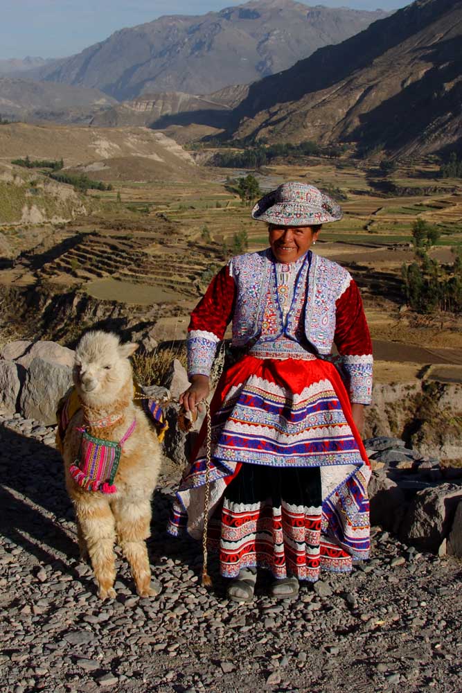 Paysanne de la Vallée de la Colca, Pérou