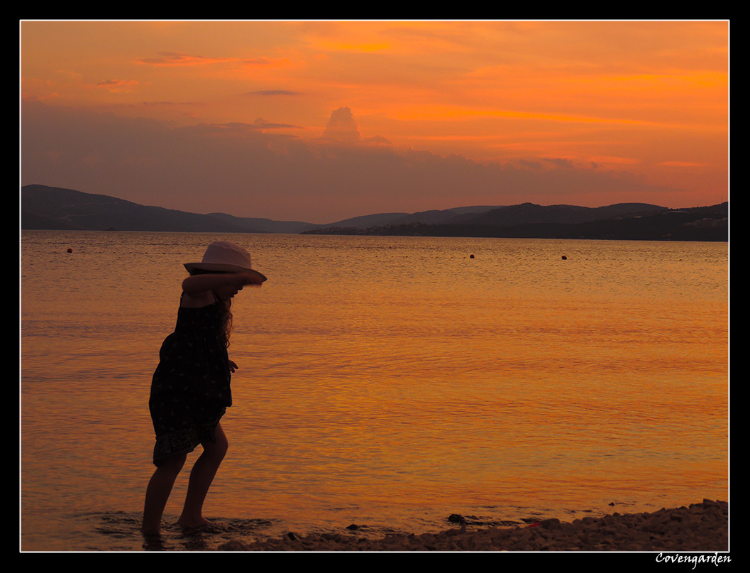 Paz y calma al atardecer