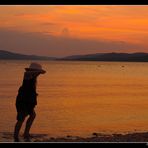 Paz y calma al atardecer