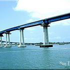 Pazifikbrücke im Hafen von San Diego