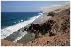 Pazifikküste ca. 300 km vor Nazca