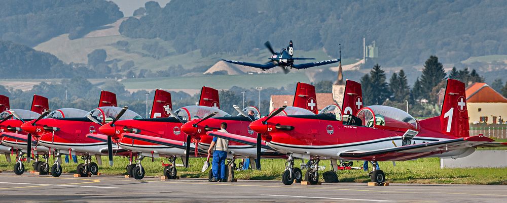 PC 7 TEAM der Schweizer Luftwaffe