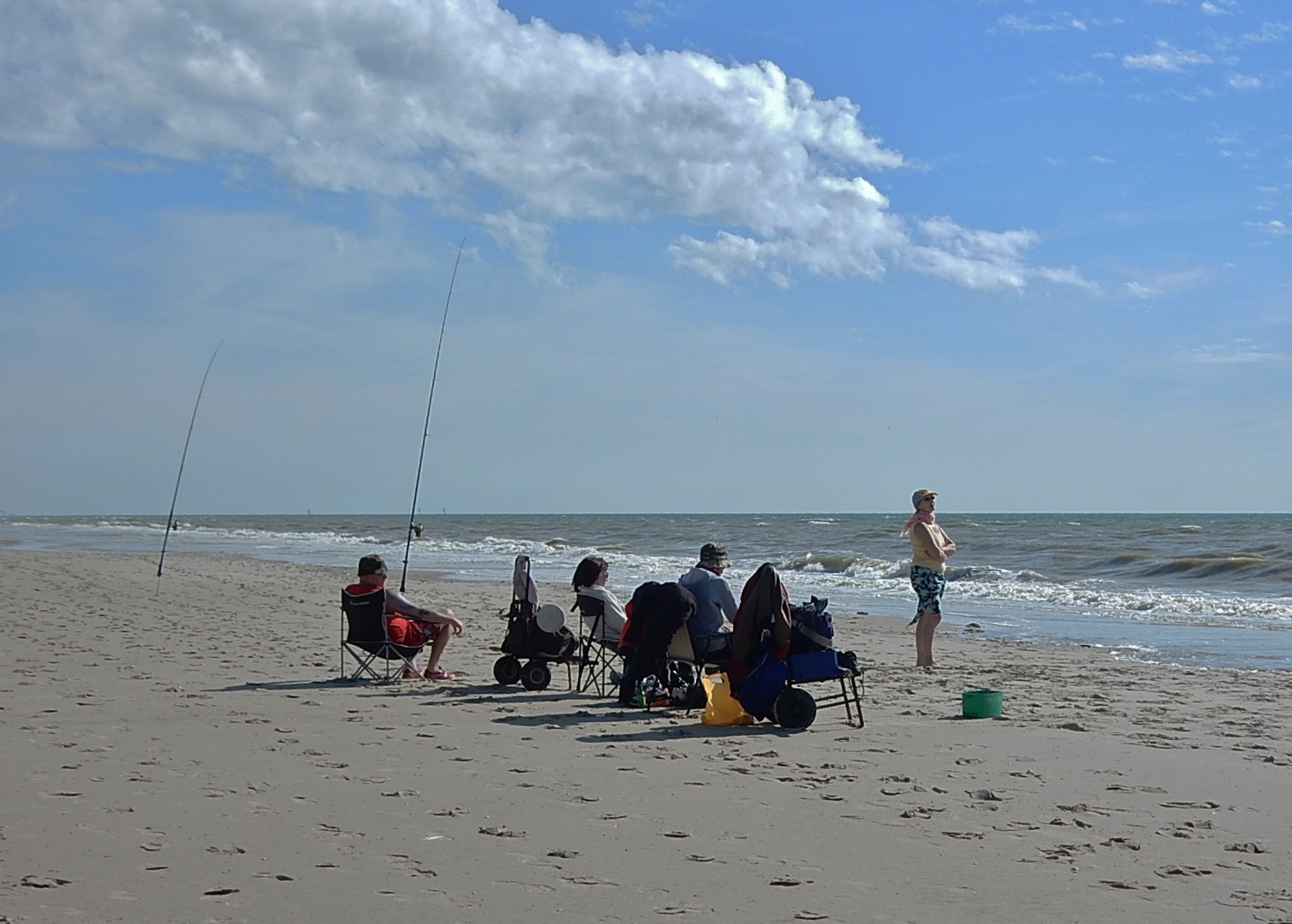 Pêche à la plage