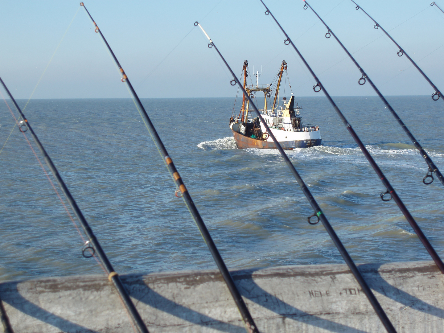 Pêche à Ostende