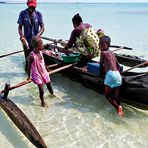 Pêche colorée en famille