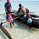 Pêche colorée en famille