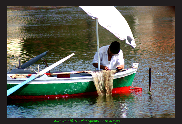 pêche dans le lac