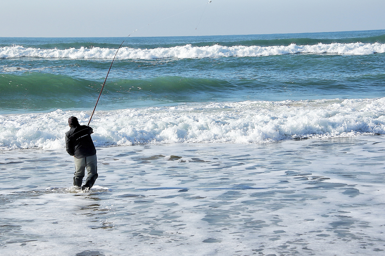 pêche en bord de mer !