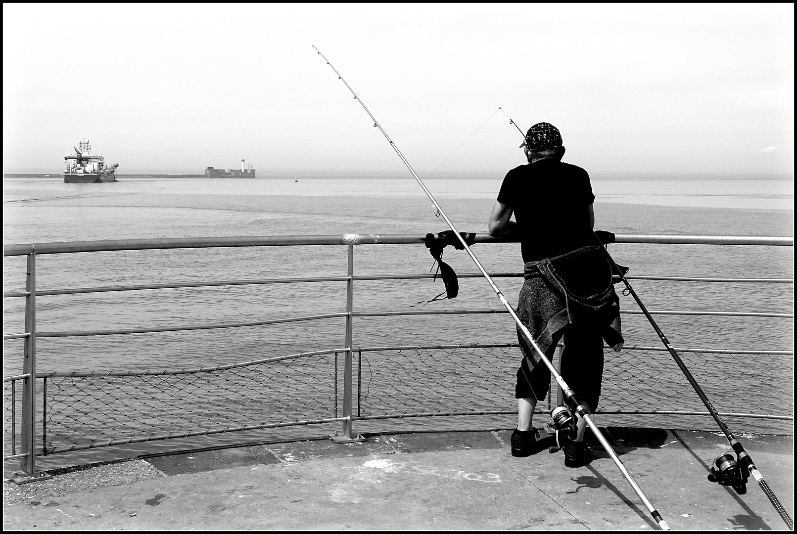 Pêche et dragage du port