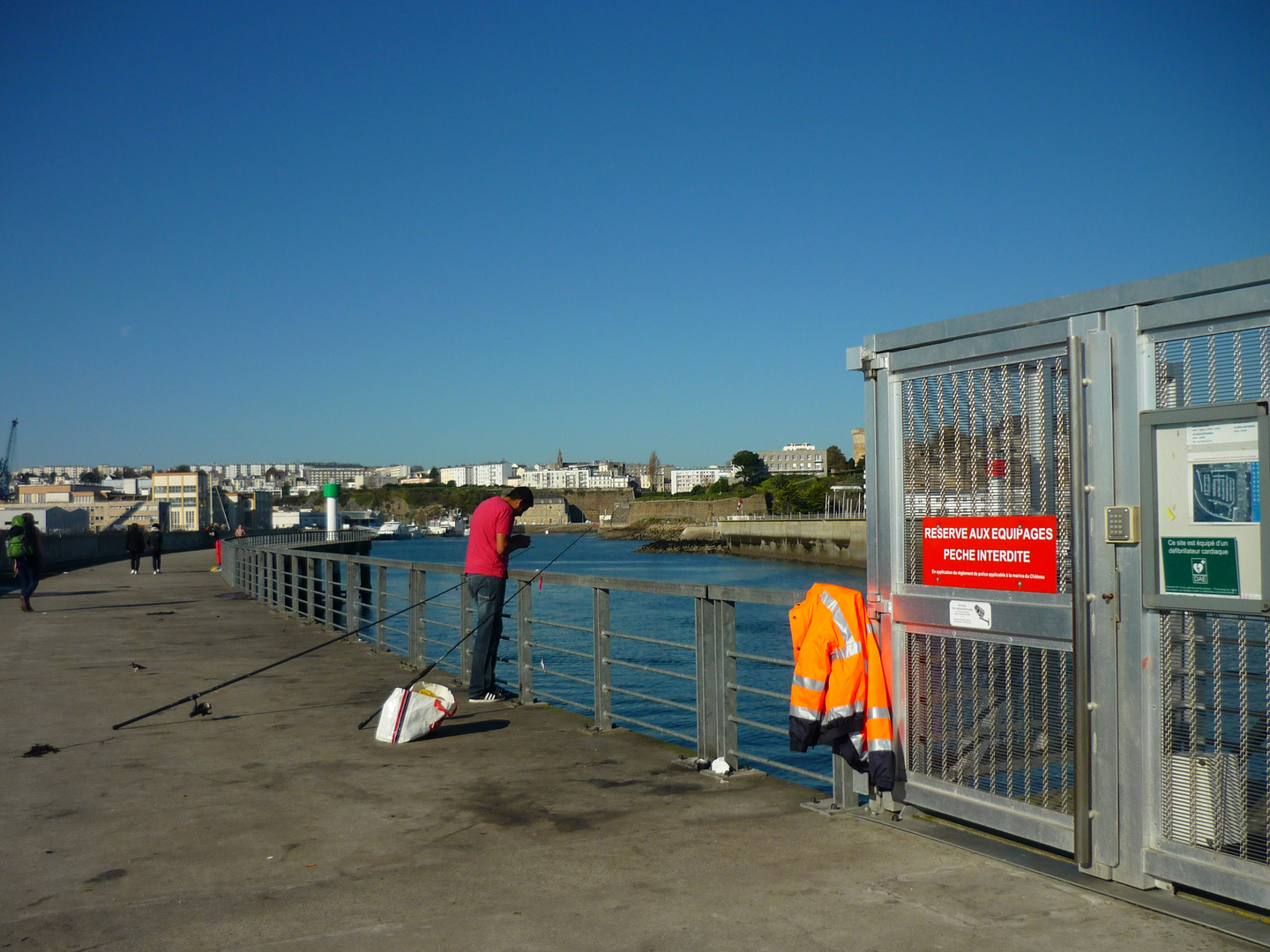 Pêche interdite à Brest 