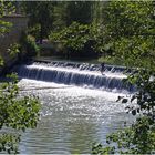 Pêche sur la chaussée du moulin de Gauge