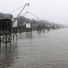 Pêcheries dans la brume