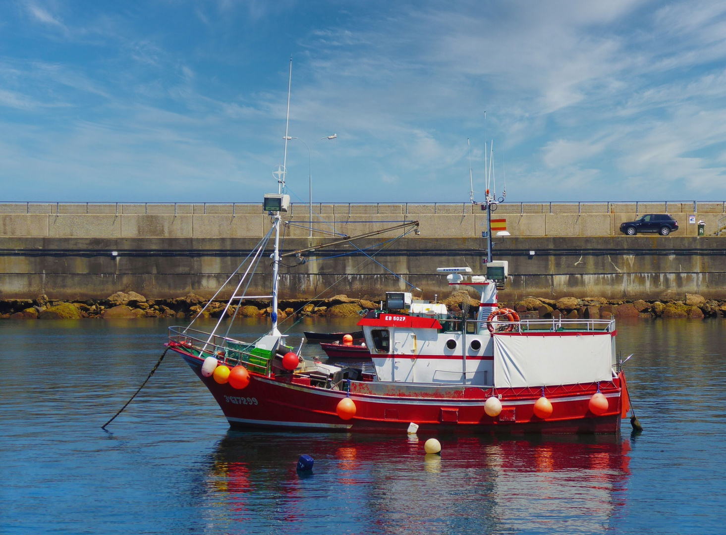 Pêcheur à l'ancre