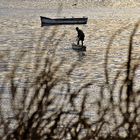 Pêcheur au crépuscule