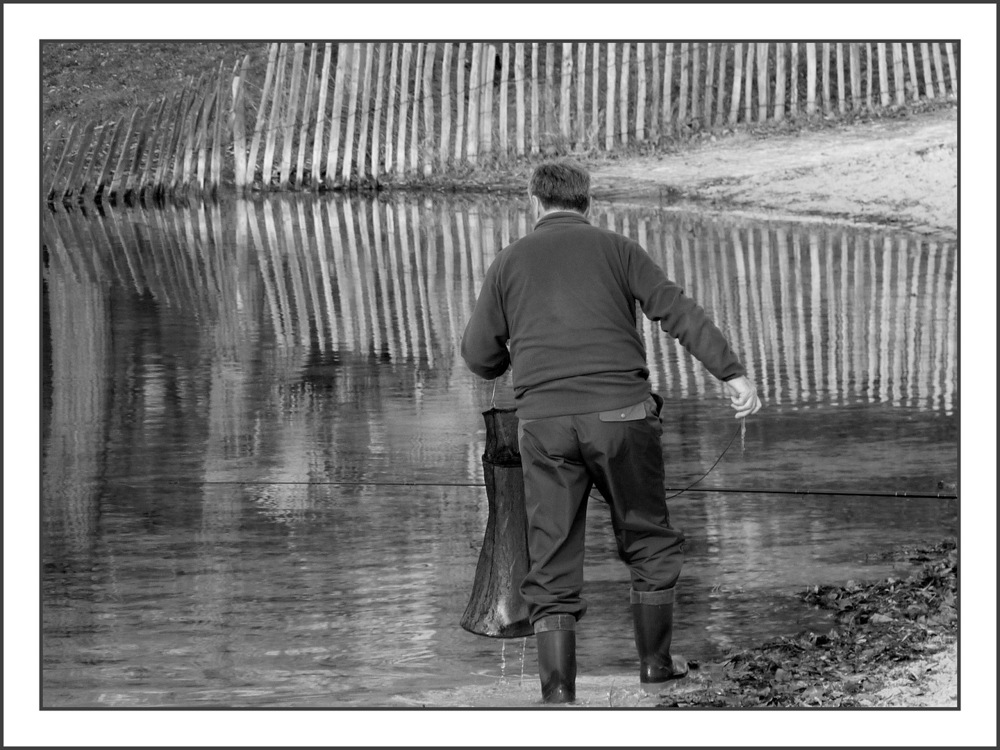 Pêcheur chanceux...ou pas...