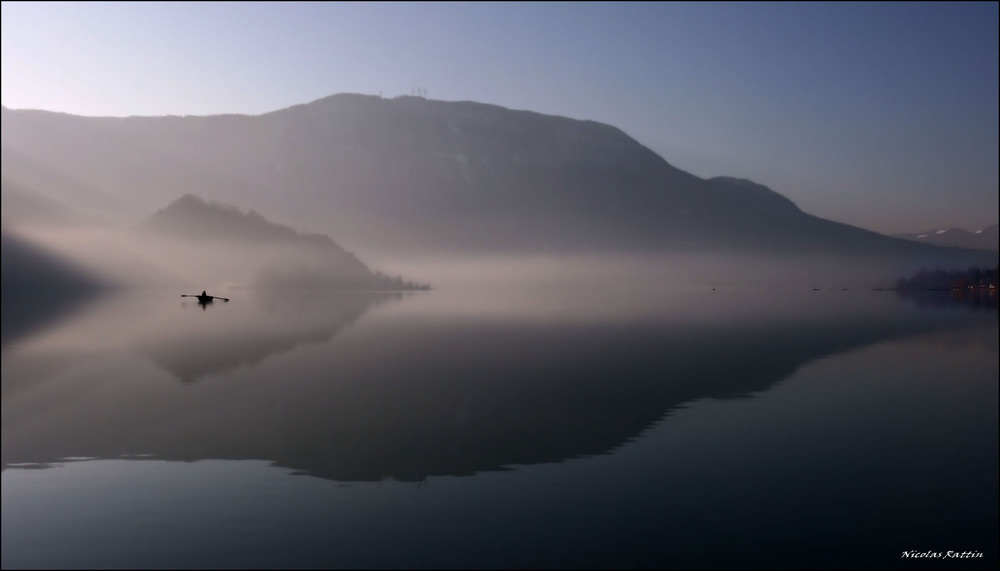 " Pêcheur dans la brume "