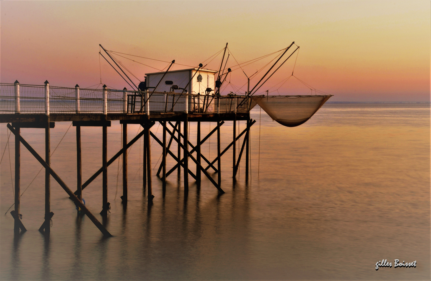 pêcheur de rosé du soir