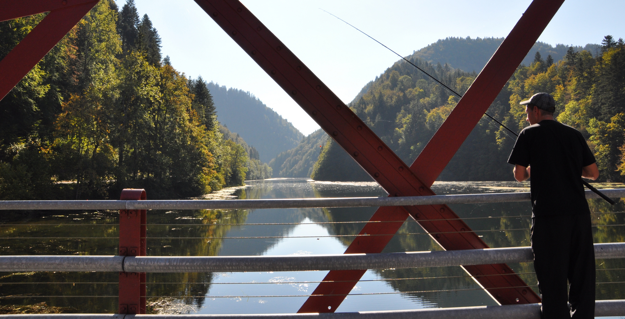 pêcheur sur le DOUBS