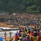 Pêcheurs Ashantis à Sassandra (côte d'Ivoire)