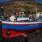 Pêcheurs au pied du Stromboli