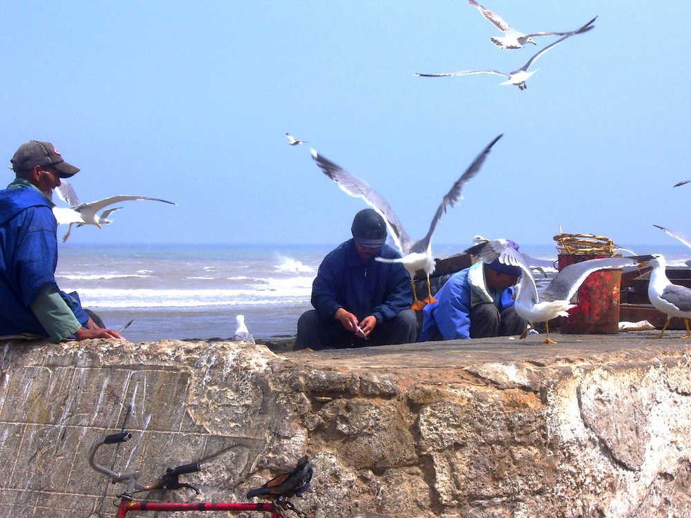 Pêcheurs en Bord de Mer