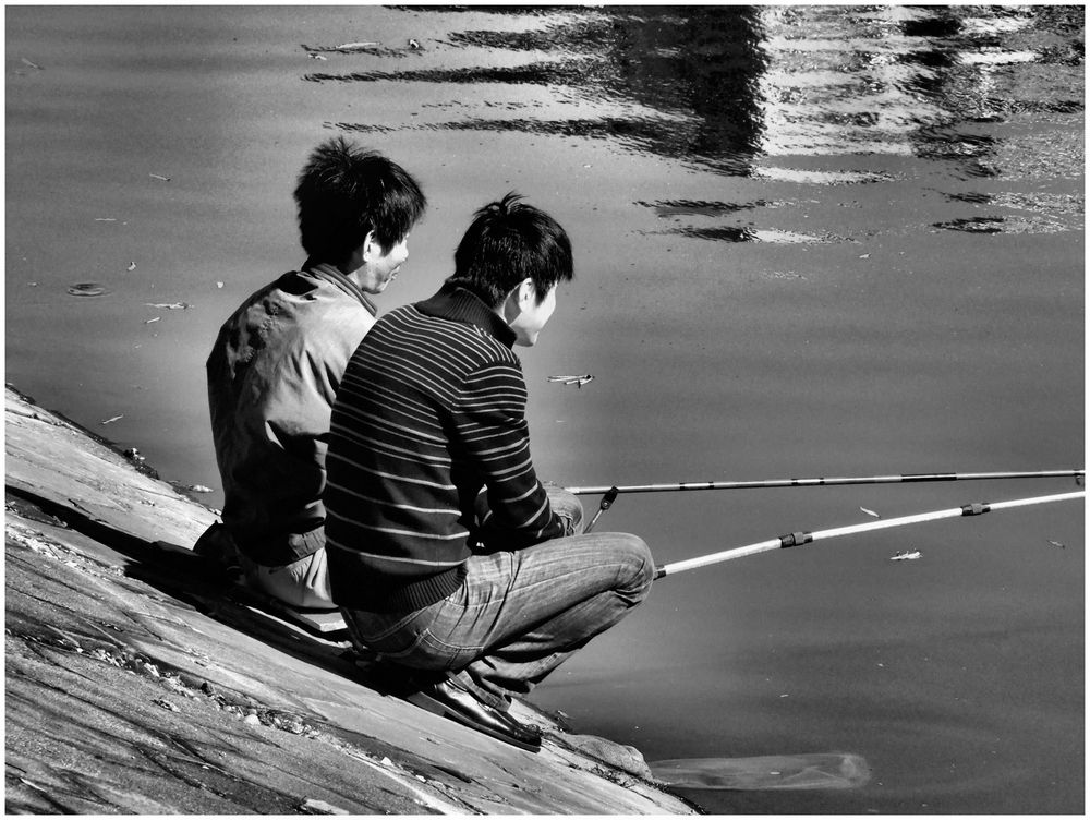 Pêcheurs en eaux calmes...