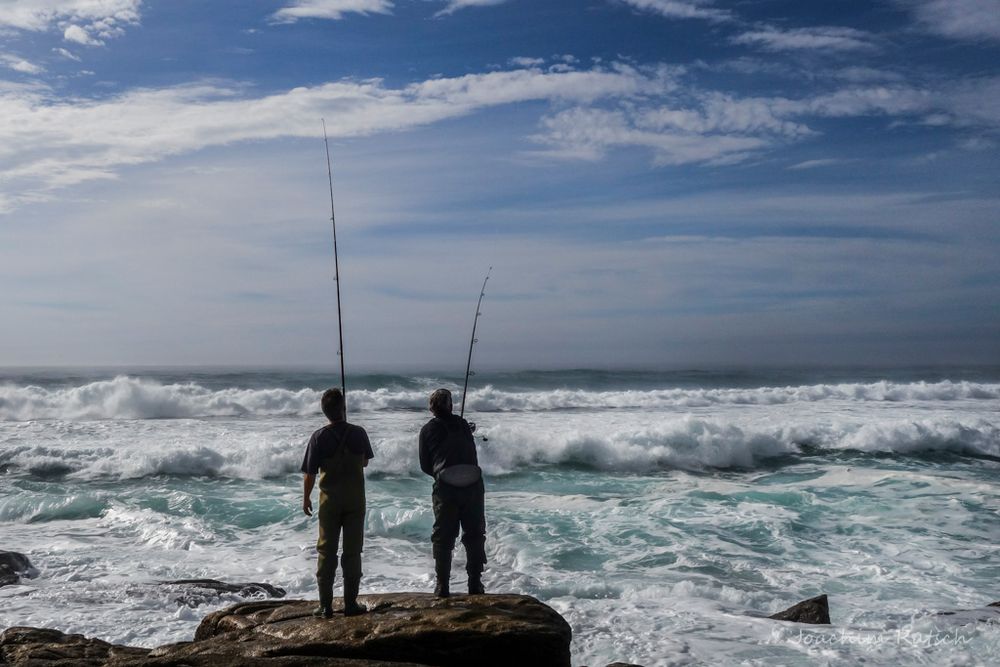 Pêcheurs sur la côte galicienne