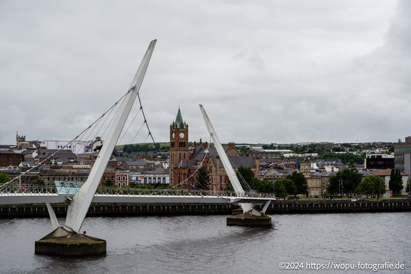 Peace Bridge in Londonderry