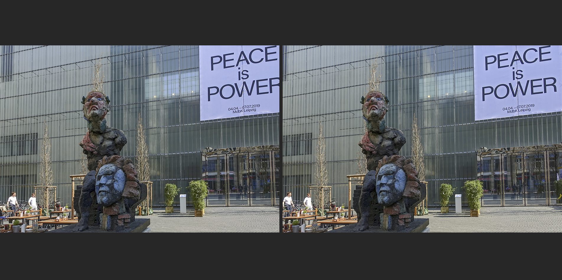 Peace is Power in Leipzig (3D)