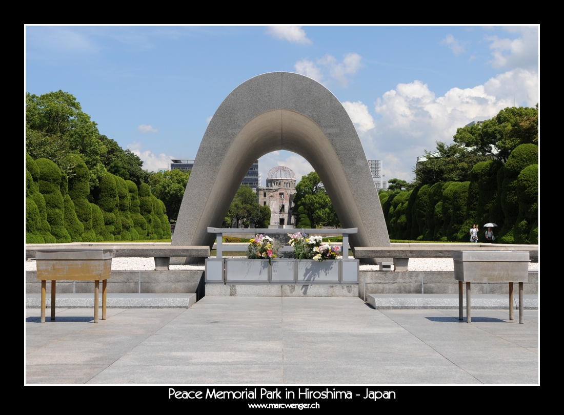 Peace Memorial Park in Hiroshima - Japan