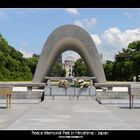 Peace Memorial Park in Hiroshima - Japan