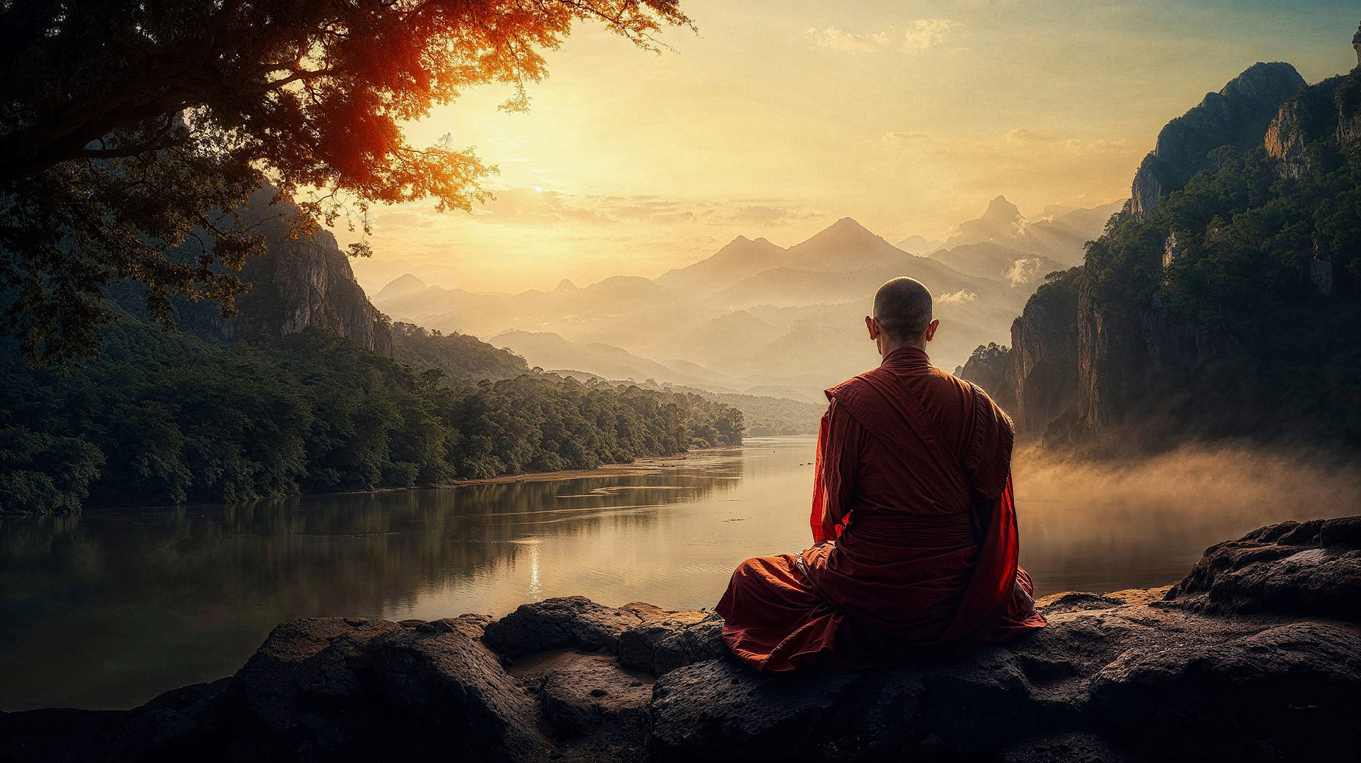 Peaceful Monk 