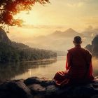 Peaceful Monk 