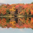 Peaktime am Upper Baker Pond in New Hampshire