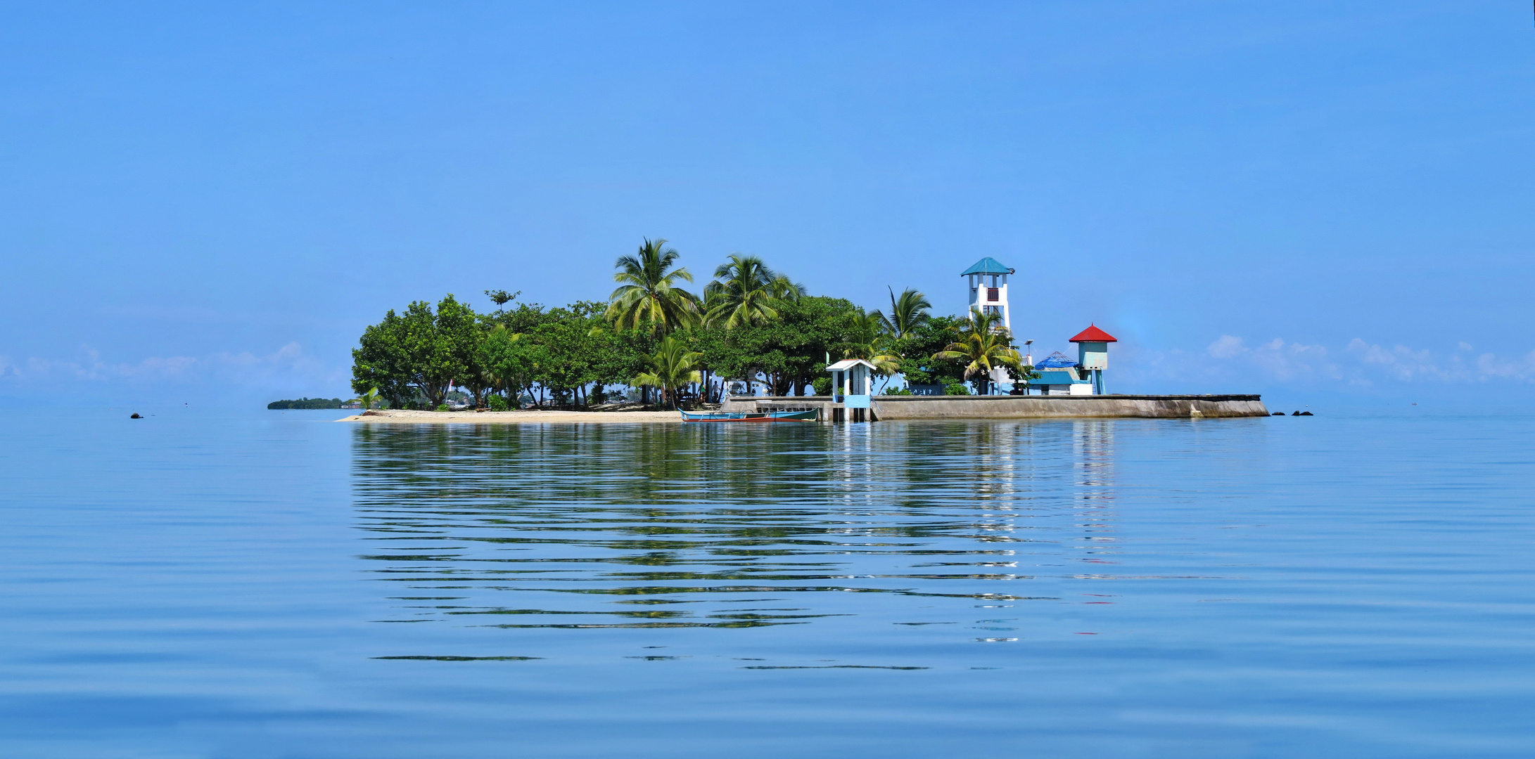 Pearl Island in Guiuan, Eastern Samar, Philippinen.